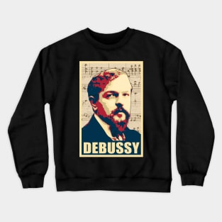 Claude Debussy musical notes Crewneck Sweatshirt